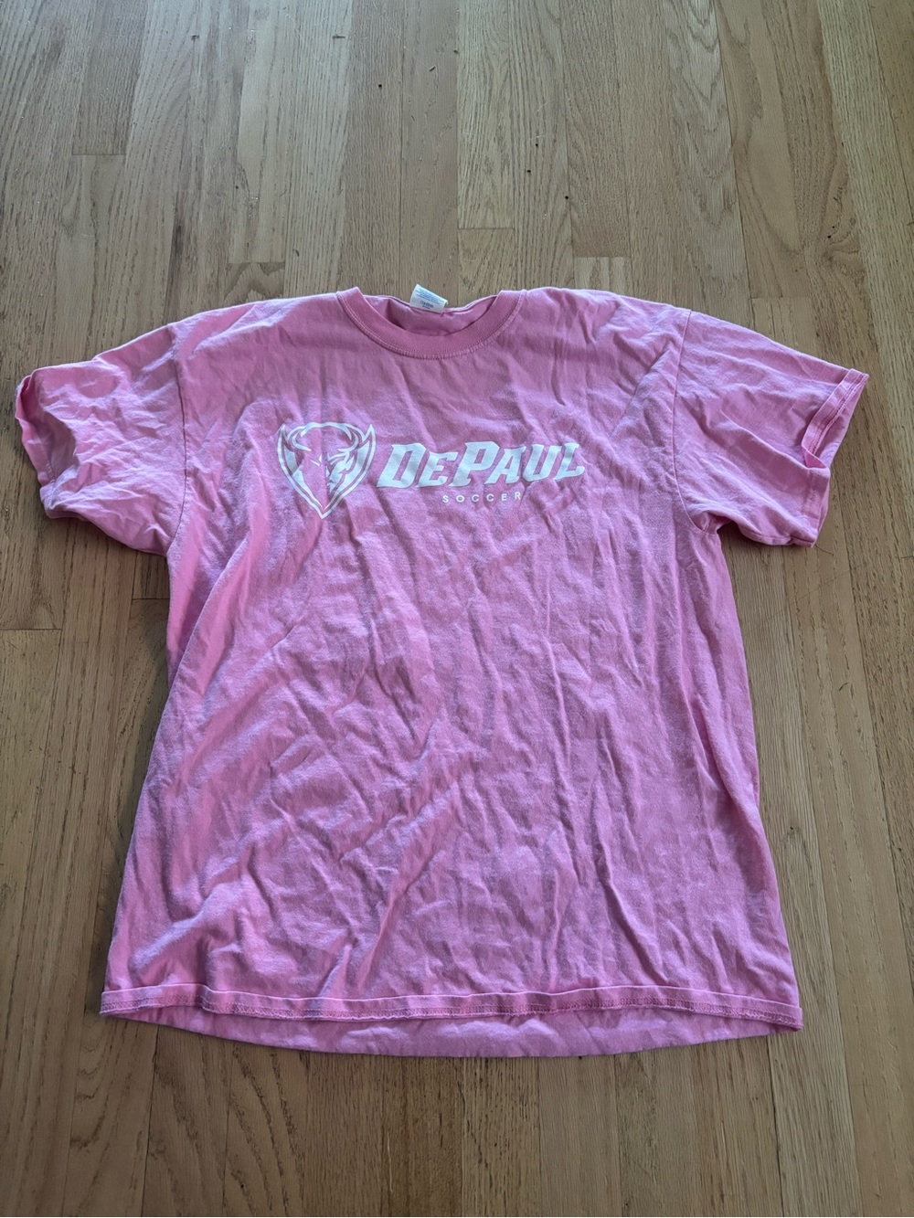 Gildan Pink DePaul Soccer T-Shirt
